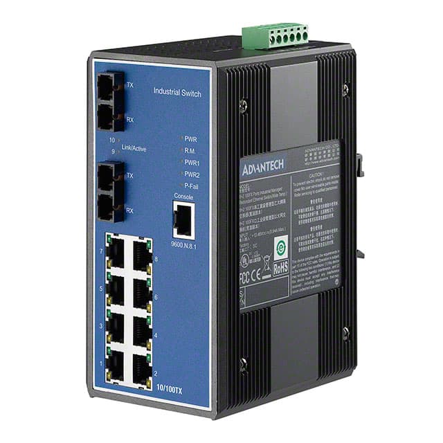 EKI-7559MI-AE B&B SmartWorx, Inc.                                                                    ETH SWITCH 8PORT 10/100M +2M.M