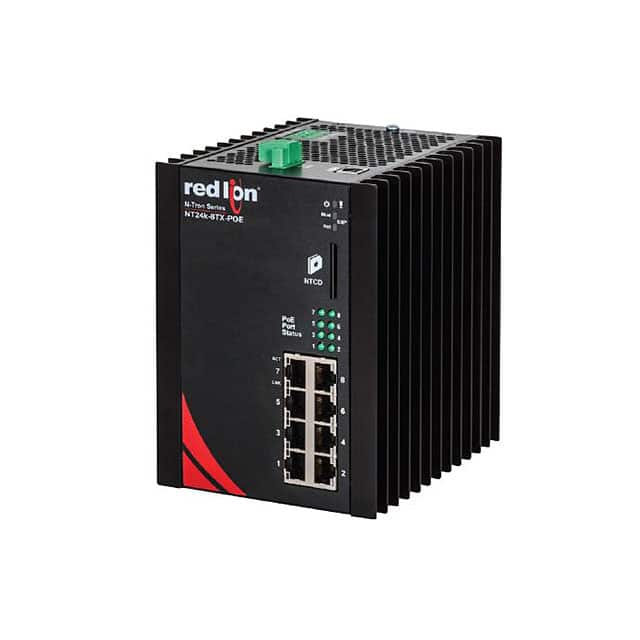 NT24K-8TX-POE Red Lion Controls                                                                    SWITCH ETHERNET 8PORT