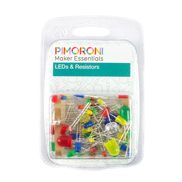 PIM244 Pimoroni Ltd                                                                    MAKER ESSENTIALS - LEDS & RESIST