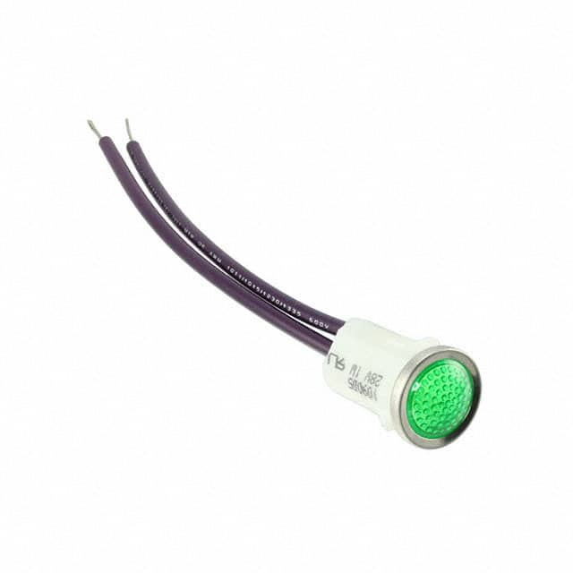 1090D5-28V Visual Communications Company - VCC                                                                    LAMP GREEN 28V PC MNT