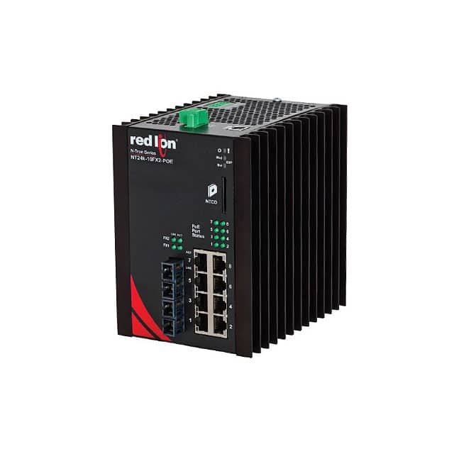 NT24K-10FXE2-SC-80-POE Red Lion Controls                                                                    SWITCH ETHERNET 10PORT