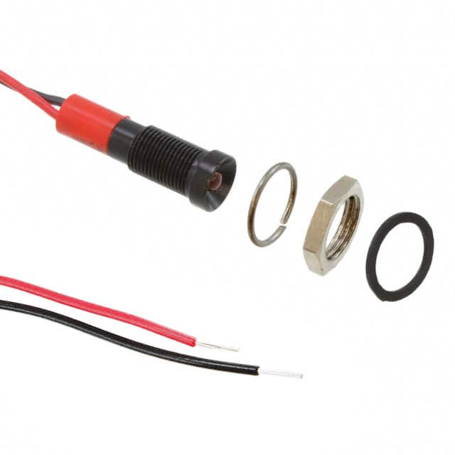 Q6R3BXXR24E APEM Inc.                                                                    LED PANEL MOUNT INDICATOR RED