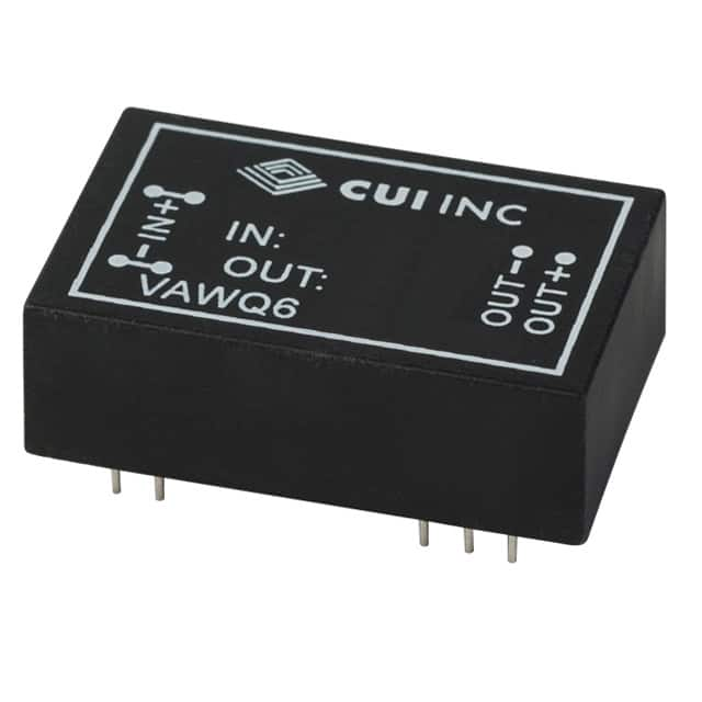 VAWQ6-Q48-D5H CUI Inc.                                                                    CONVERTER DC/DC +/-5V 500MA 6W