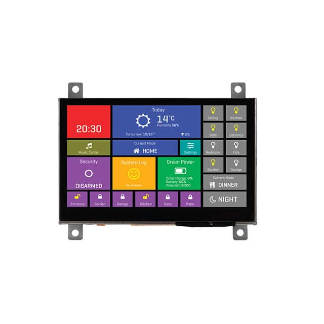 MIKROE-2280 MikroElektronika                                                                    MIKROMEDIA HMI 4.3