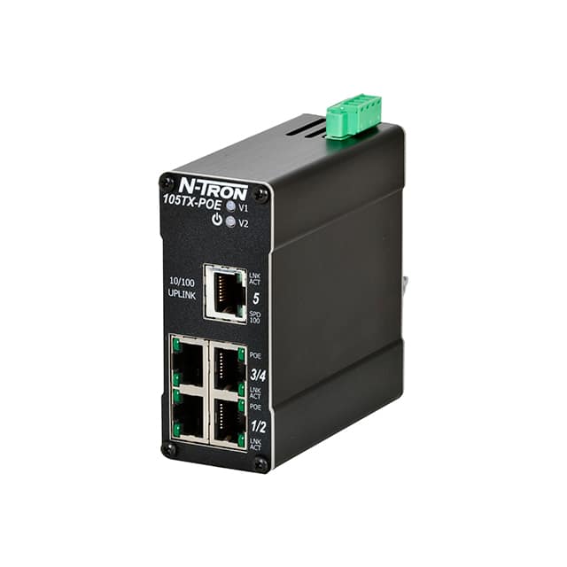 105TX-POE-MDR Red Lion Controls                                                                    SWITCH POE ETHERNET