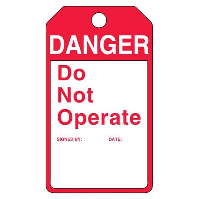 PVT-1062-Q Panduit Corp                                                                    SFTYTAG,DANGER DO NOT OPERATE,TH