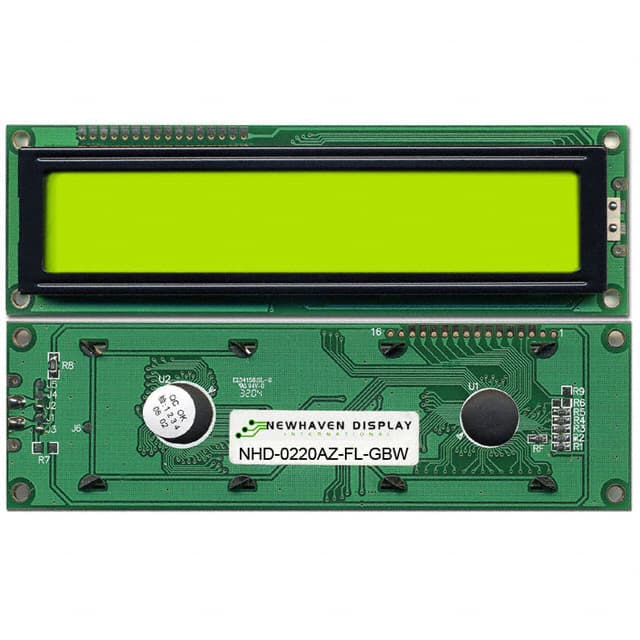 NHD-0220AZ-FL-GBW Newhaven Display Intl                                                                    LCD MOD CHAR 2X20 Y/G TRANSFL