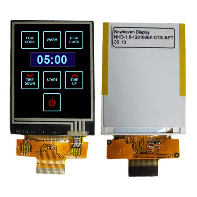 NHD-1.8-128160EF-CTXI#-FT Newhaven Display Intl                                                                    DISPLAY LCD TFT TOUCH 24ZIF