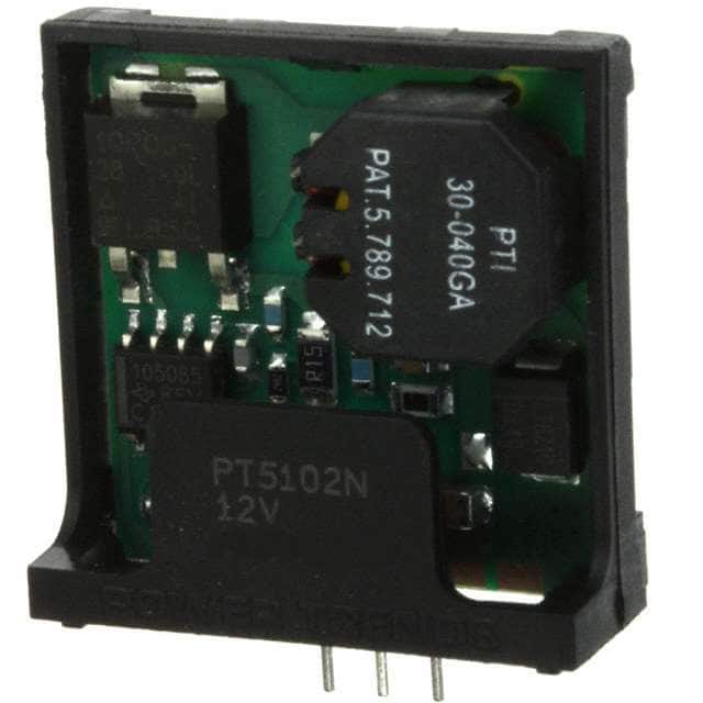 PT5102S Texas Instruments                                                                    REG 12V/1A 3P-SIP TAB INT SW VRT