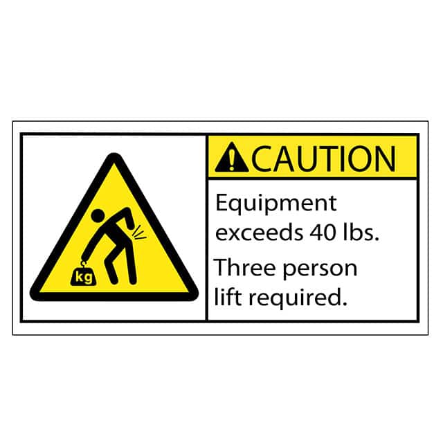 SAFLBL-2X4-050-500/PK 3M (TC)                                                                    SAFETY LABEL - CAUTION - EQUIPME