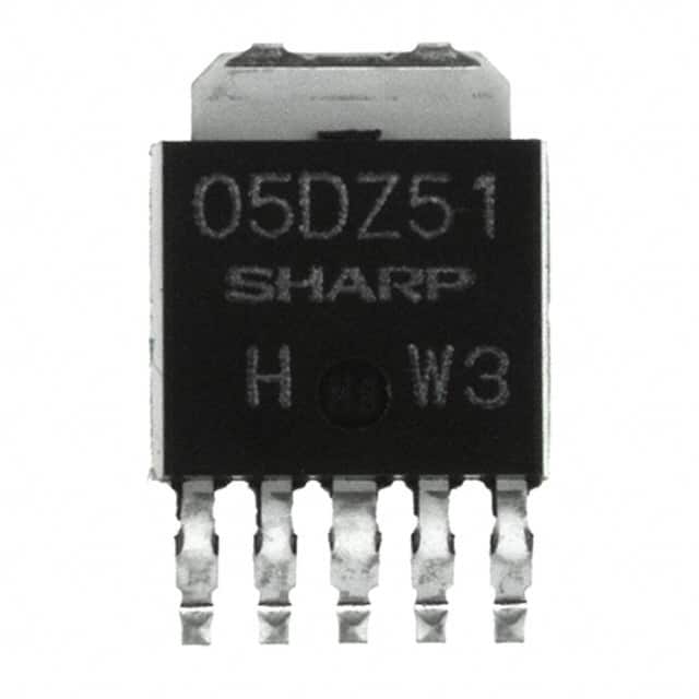 PQ05DZ51J00H Sharp Microelectronics                                                                    IC REG LINEAR 5V 500MA SC63