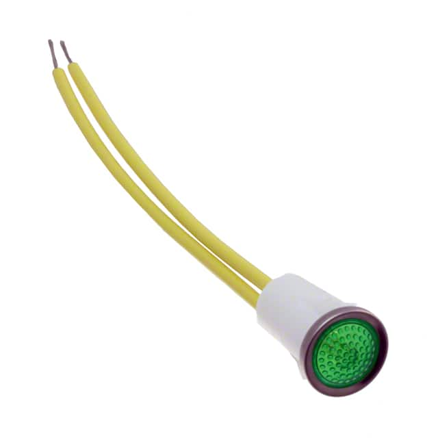 1090D5-12V Visual Communications Company - VCC                                                                    INDICATOR INCAND GREEN PANEL MNT