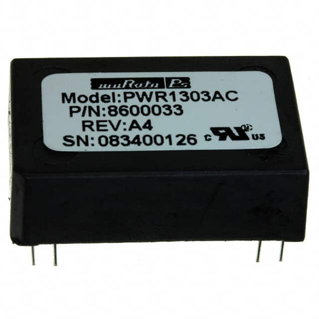 PWR1303AC Murata Power Solutions Inc.                                                                    CONV DC/DC +/-5V +/-150MA DIP