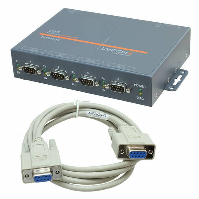 ED41000P0-01 Lantronix, Inc.                                                                    FOUR DB9M SERIAL PORTS; TWO RS-2