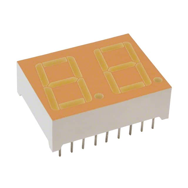 LTD-6610E Lite-On Inc.                                                                    LED 7-SEG 2DIGIT ORN 0.56