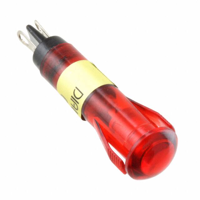 6081132220F Dialight                                                                    LED PNL IND 8MM RED 6V SNAP-FIT