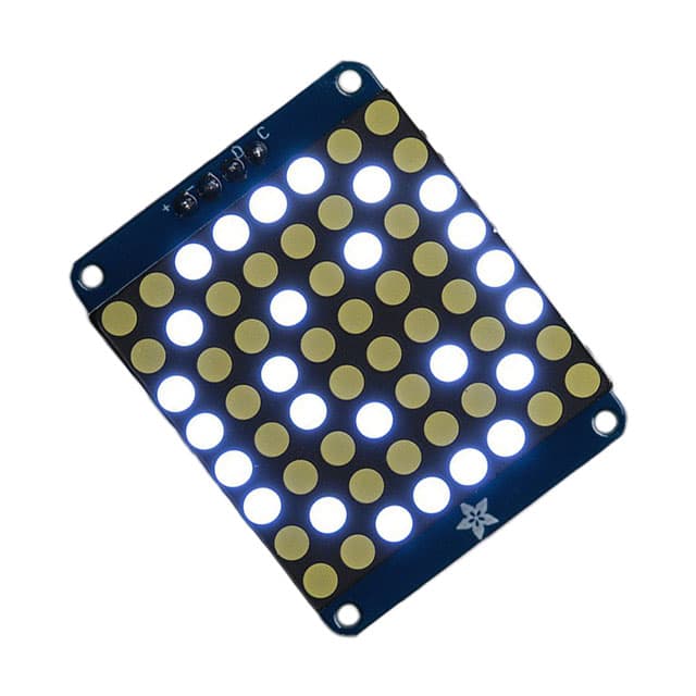 1614 Adafruit Industries LLC                                                                    1.2 8X8 WHITE LED MATRIX W/I2C B