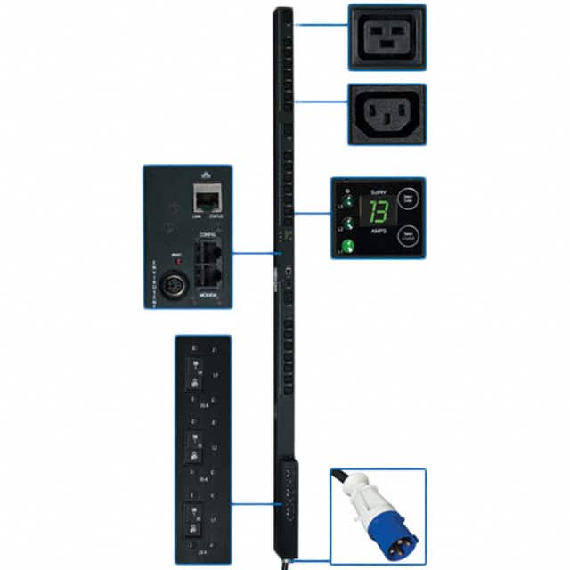 PDU3VSR3G30 Tripp Lite                                                                    PDU 3-PHASE SWITCHED 208V 8.6KW