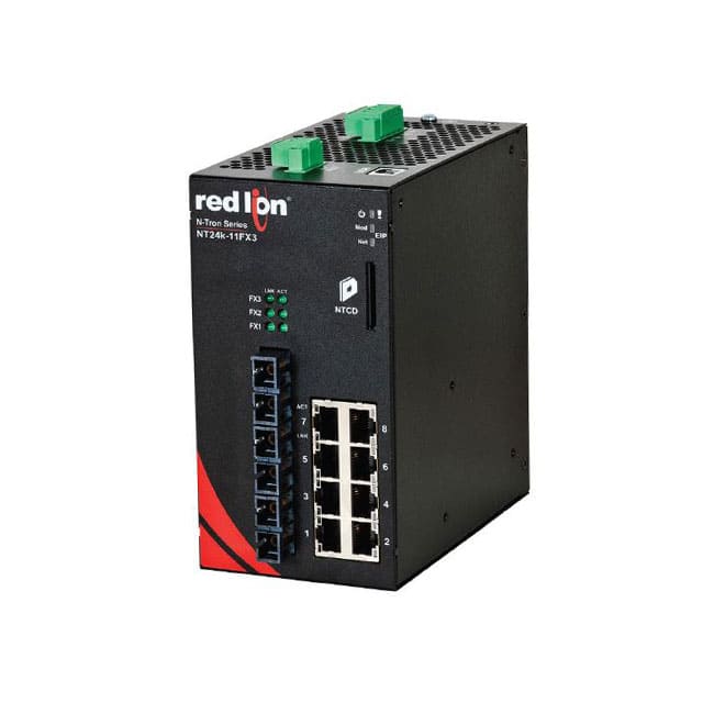 NT24K-11FX3-SC Red Lion Controls                                                                    SWITCH ETHERNET 11PORT