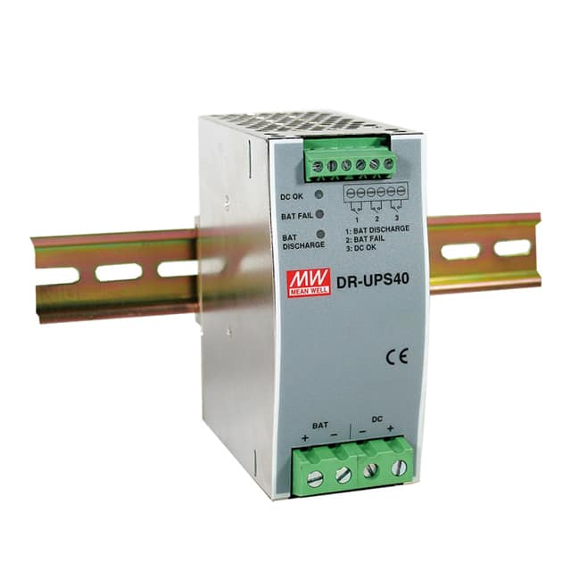 DR-UPS40 Mean Well USA Inc.                                                                    UPS 24V 40A DIN RAIL