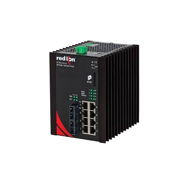 NT24K-10GXE2-SC-80-POE Red Lion Controls                                                                    SWITCH ETHERNET 10PORT