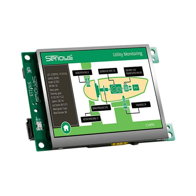 SIM115-A04-N55ALL-10 Serious Integrated Inc.                                                                    LCD MODULE 3.5