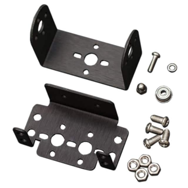 FIT0004 DFRobot                                                                    PAN AND TILT KIT (BLACK ANODIZED