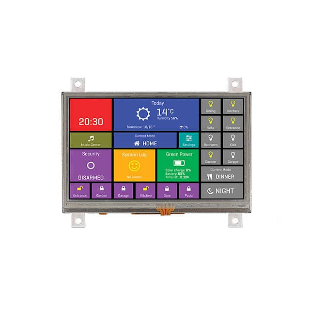 MIKROE-2279 MikroElektronika                                                                    MIKROMEDIA HMI 4.3