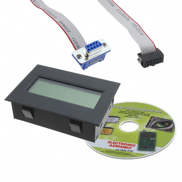 EA SER081-92NLED Electronic Assembly GmbH                                                                    LCD MOD GRAPH 1X8 YLW/GRN