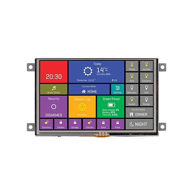 MIKROE-2284 MikroElektronika                                                                    MIKROMEDIA HMI 5