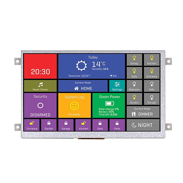 MIKROE-2288 MikroElektronika                                                                    MIKROMEDIA HMI 7