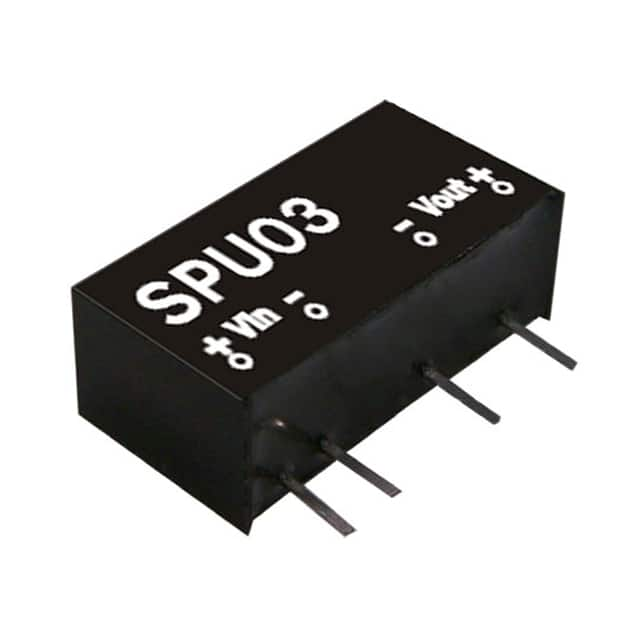 SPU03L-12 Mean Well USA Inc.                                                                    DC DC CONVERTER 12V 3W