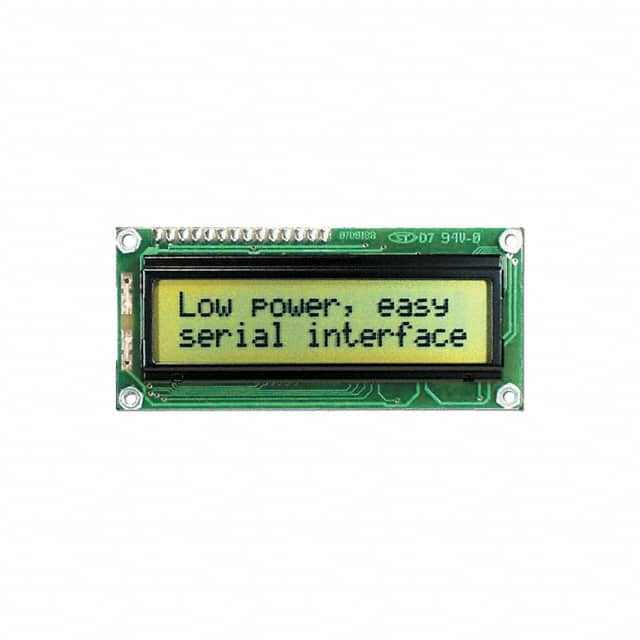 27923 Parallax Inc.                                                                    LCD SERIAL 2X16 BACKLIT