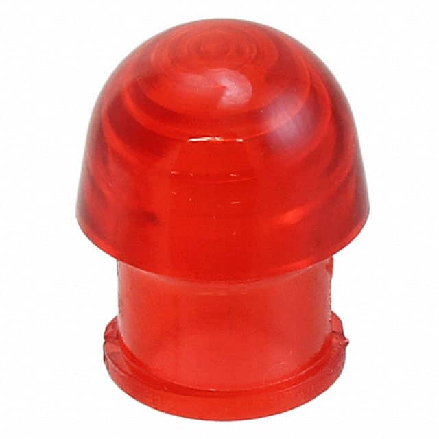 4751 Visual Communications Company - VCC                                                                    LENS DOME RED SNAP-IN