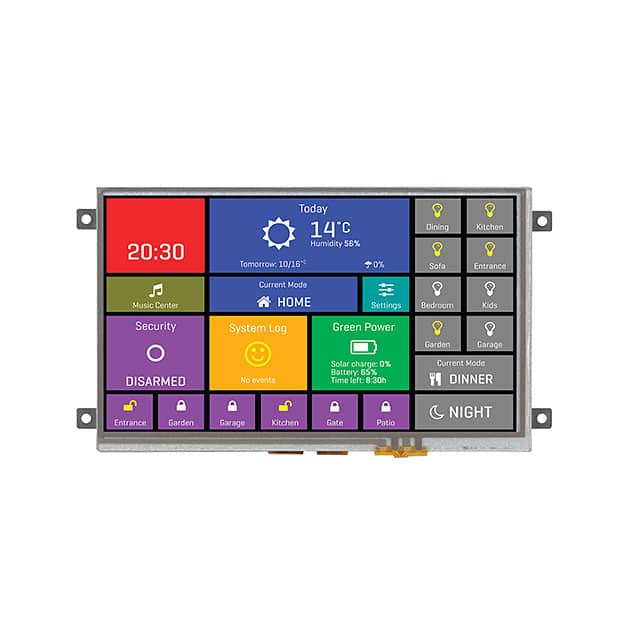 MIKROE-2289 MikroElektronika                                                                    MIKROMEDIA HMI 7