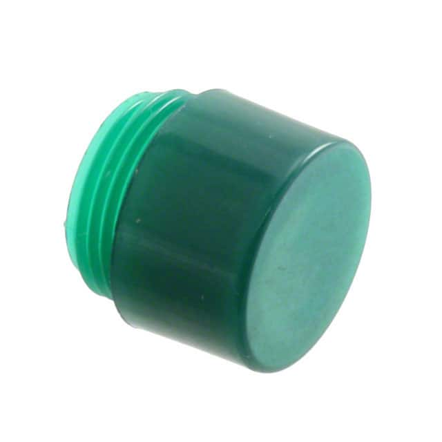 25P-607G Visual Communications Company - VCC                                                                    LENS GREEN TRANSLUCENT CYLINDER