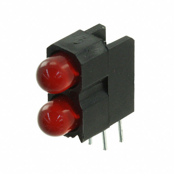 5670H1_1 Visual Communications Company - VCC                                                                    LED RED T1-3/4 DUAL RT ANG PCB