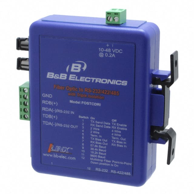 BB-FOSTCDRI B&B SmartWorx, Inc.                                                                    CONVERTER SERIAL TO FIBER OPTIC