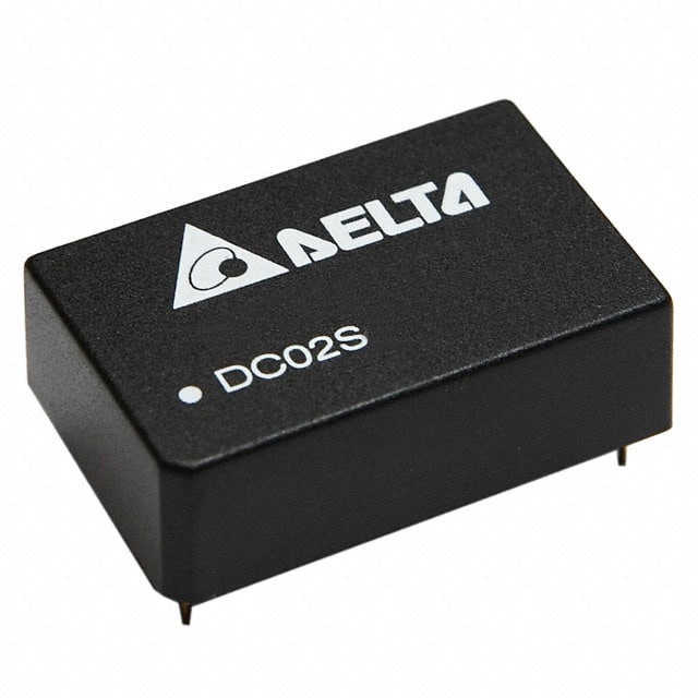 DC02D0512A Delta Electronics                                                                    DCDC CONVERTER +/-12VOUT 2W