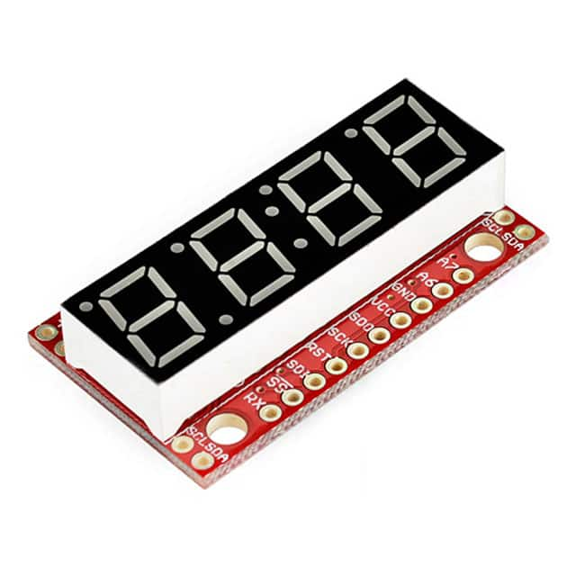 COM-11440 SparkFun Electronics                                                                    SPARKFUN 7-SEGMENT SERIAL DISPLA