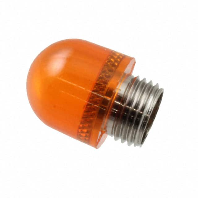 131A-303A Visual Communications Company - VCC                                                                    LENS AMBER TRANSPARENT DOME