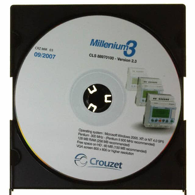 88970100 Crouzet                                                                    SOFTWARE PROGRAM FOR MILLENIUM 3