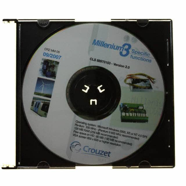 88970103 Crouzet                                                                    SOFTWARE SPEC BLOCK/MILLENIUM 3