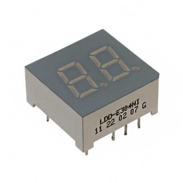 LDD-E304NI Lumex Opto/Components Inc.                                                                    LED 7-SEG .30 DUAL RED CA MULTIX