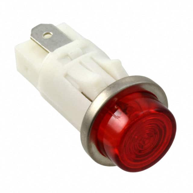 1051QC1 Visual Communications Company - VCC                                                                    LAMP NEON RED 220V PNL MNT