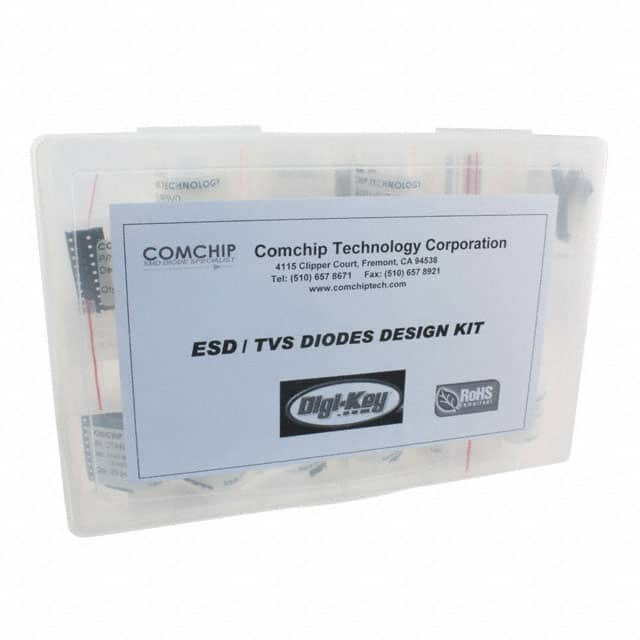 ESDTVS-KIT Comchip Technology                                                                    KIT ESD TVS 20EA OF 28 VALUES