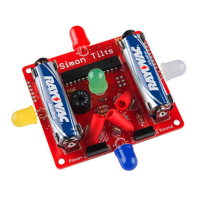 KIT-12634 SparkFun Electronics                                                                    SIMON TILTS SOLDER KIT THRU-HOLE