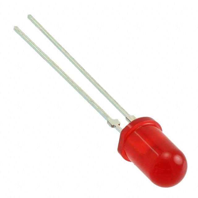 TLLR5401 Vishay Semiconductor Opto Division                                                                    LED RED DIFF 5.8MM ROUND T/H