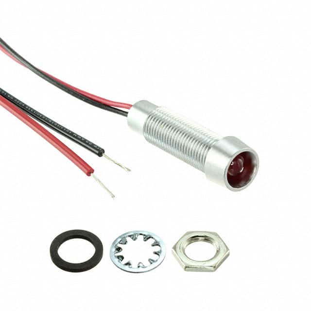 L79D-R12-W Visual Communications Company - VCC                                                                    12V RED DIFFUSED LENS