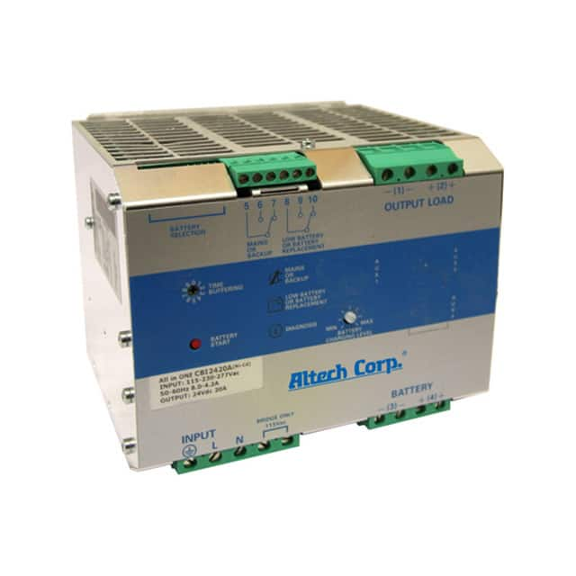 CBI2420A Altech Corporation                                                                    UPS 24VDC 20A DIN RAIL